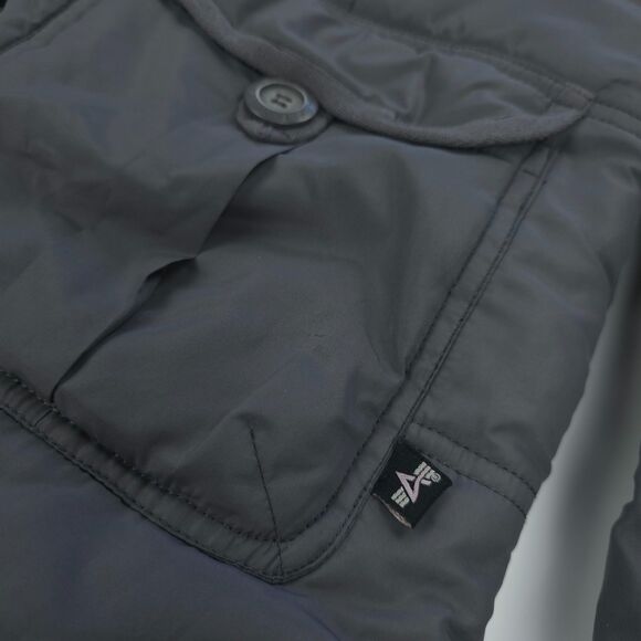 ALPHA INDUSTRIES Madison Vegan Fur Parka Puffer Jacket Military Cargo Gorpcore - Picture 11 of 15